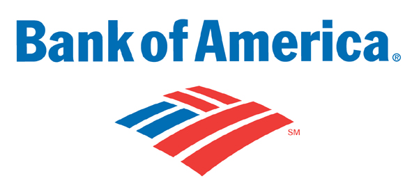 het logo van Bank of America