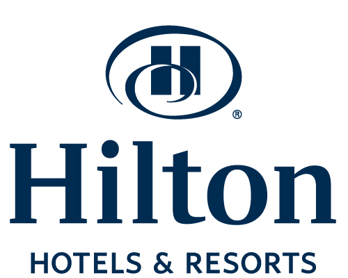 het logo van Hilton