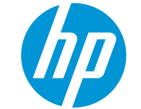 het logo van HP