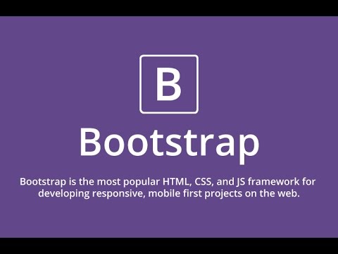 Bootstrap homepagina en logo voorbeeld