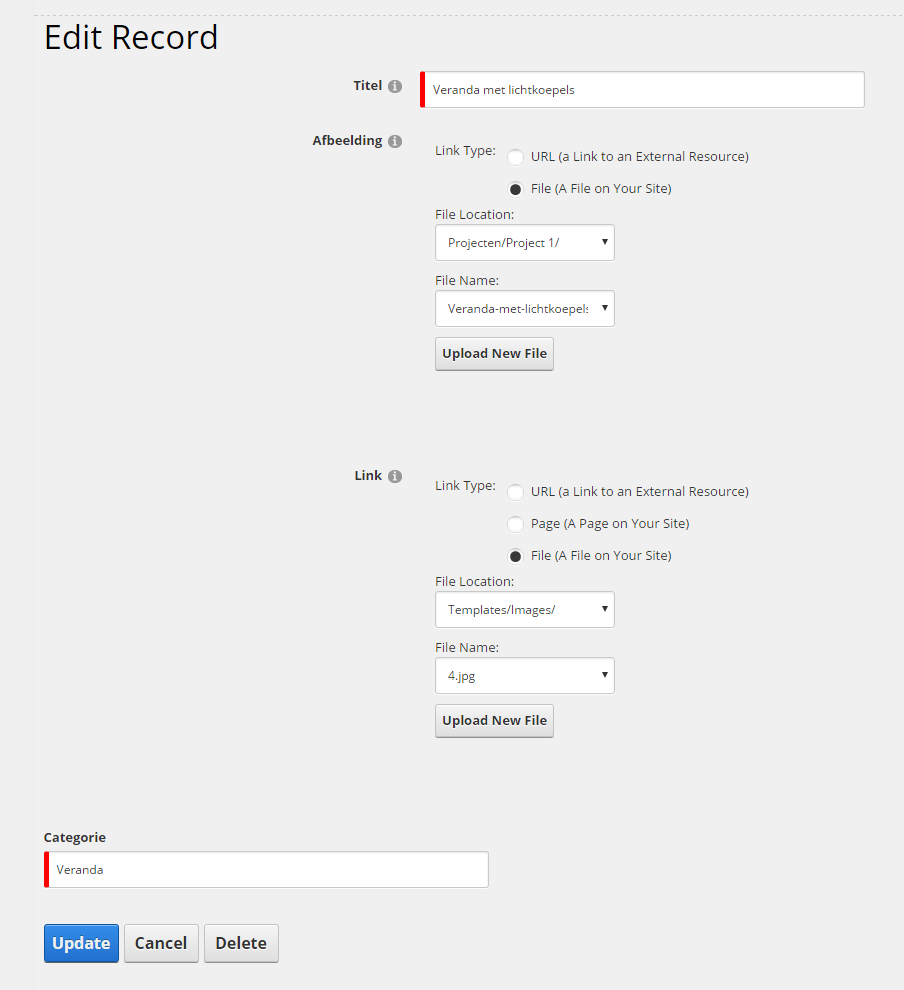 Configure module