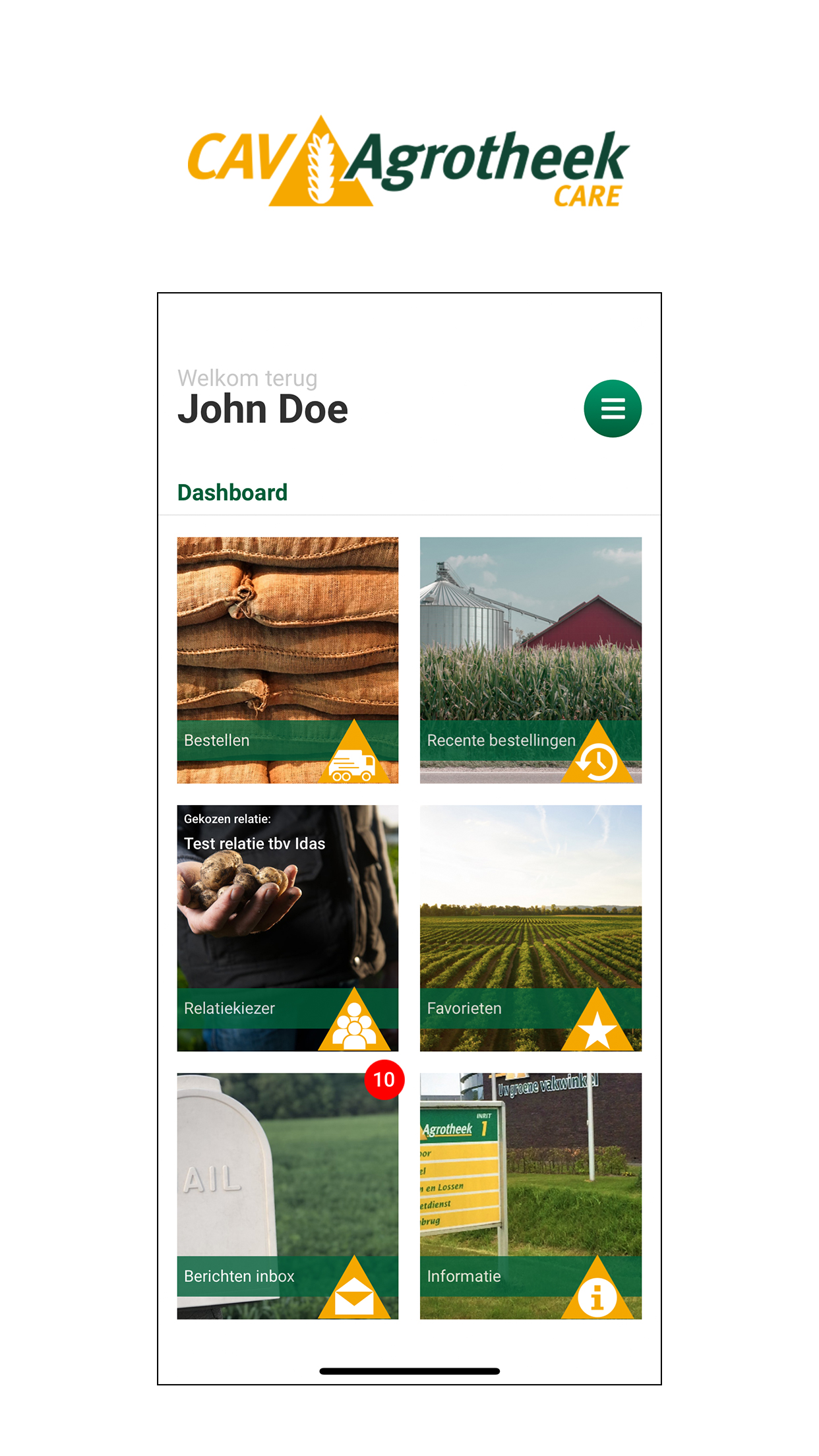 bestel app agrarische software